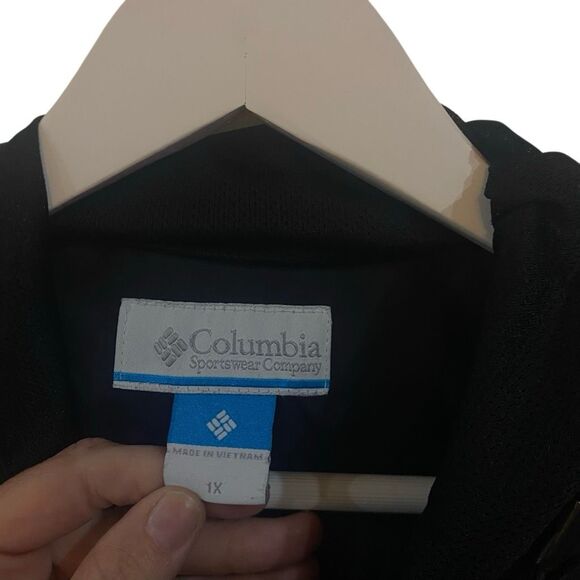 Columbia full zip fleece black jacket size 1XL - Picture 3 of 5